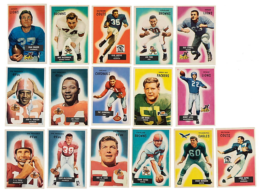 1955 Bowman Football Complete Set (160)
