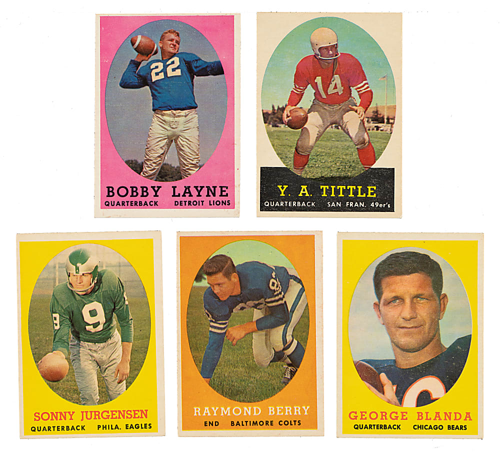 1958 Topps Football Complete Set (132)