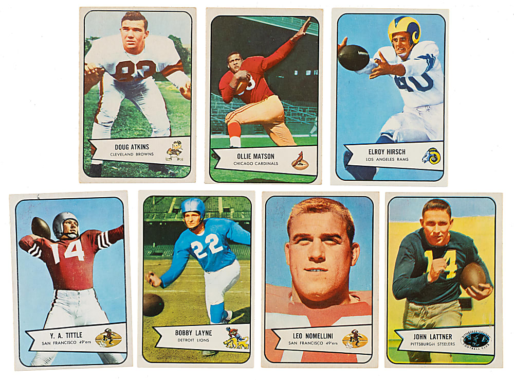 1954 Bowman Football Complete Set (128)