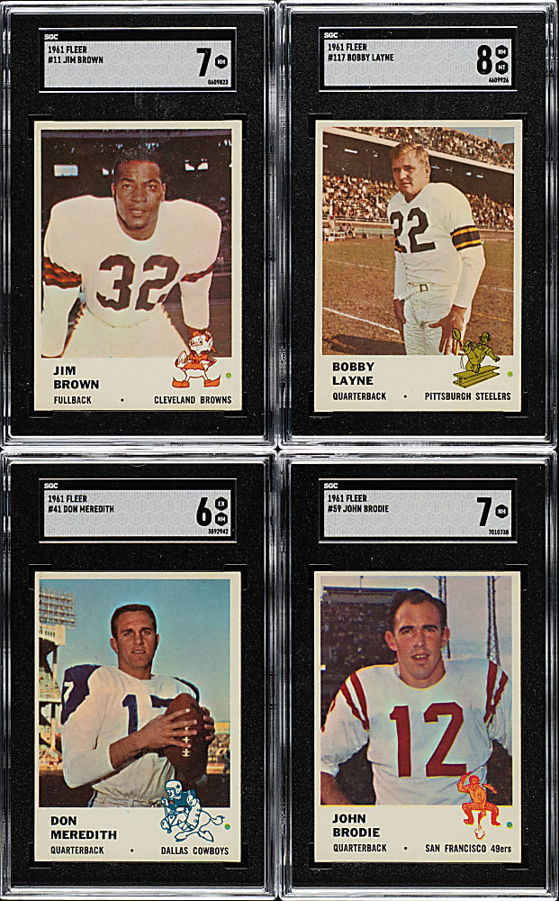 1961 Fleer Football Complete Set (220)