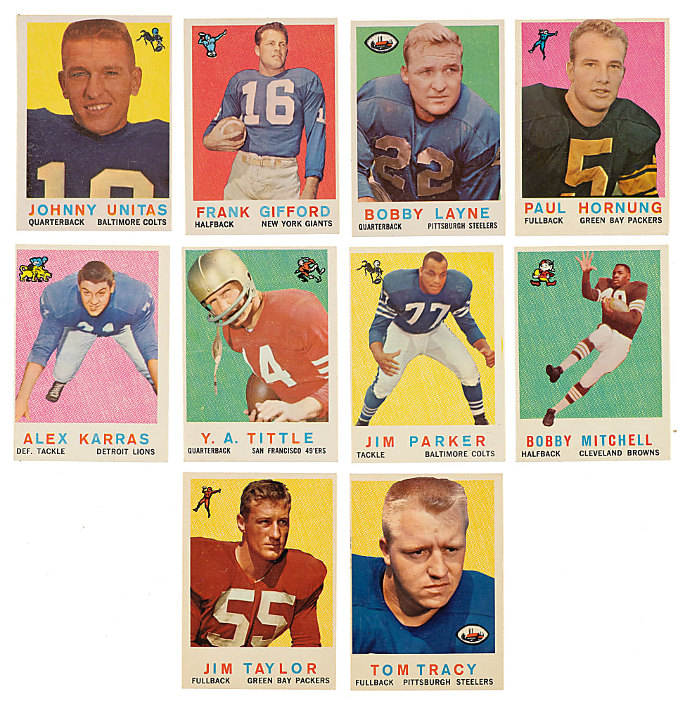 1959 Topps Football Complete Set (176)