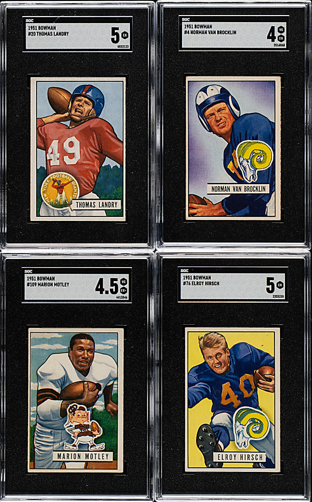 1951 Bowman Football Complete Set (144)