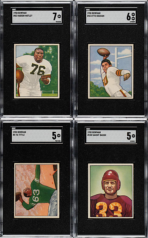 1950 Bowman Football Complete Set (144)