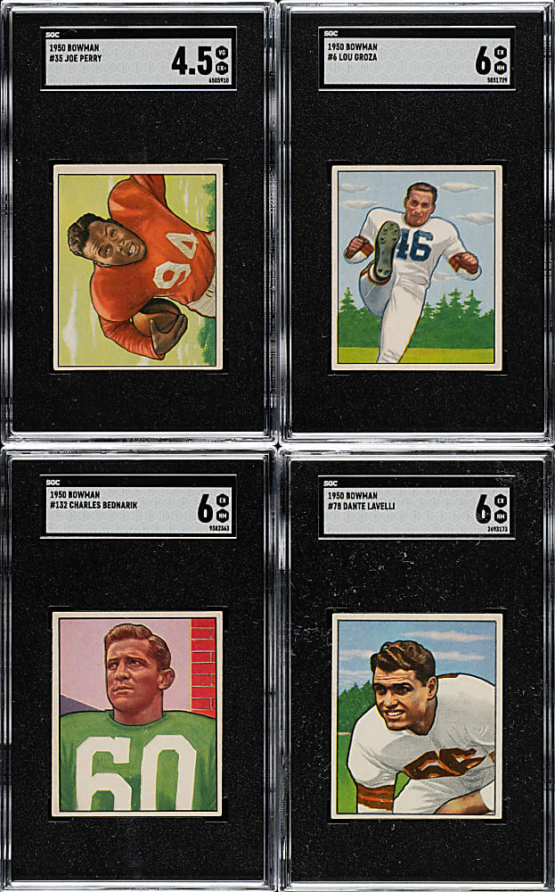 1950 Bowman Football Complete Set (144)
