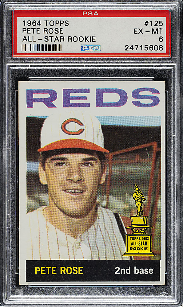 1964 Topps #125 Pete Rose PSA EX-MT 6