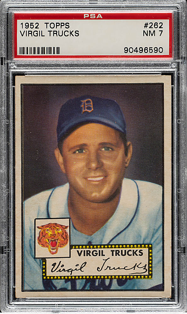 1952 Topps #262 Virgil Trucks PSA NM 7