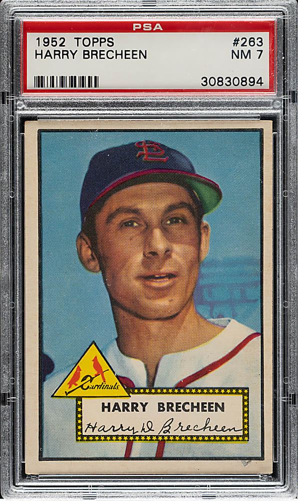 1952 Topps #263 Harry Brecheen PSA NM 7