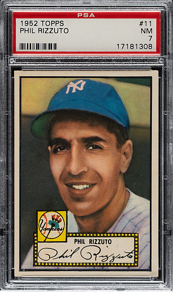 1952 Topps #11 Phil Rizzuto PSA NM 7