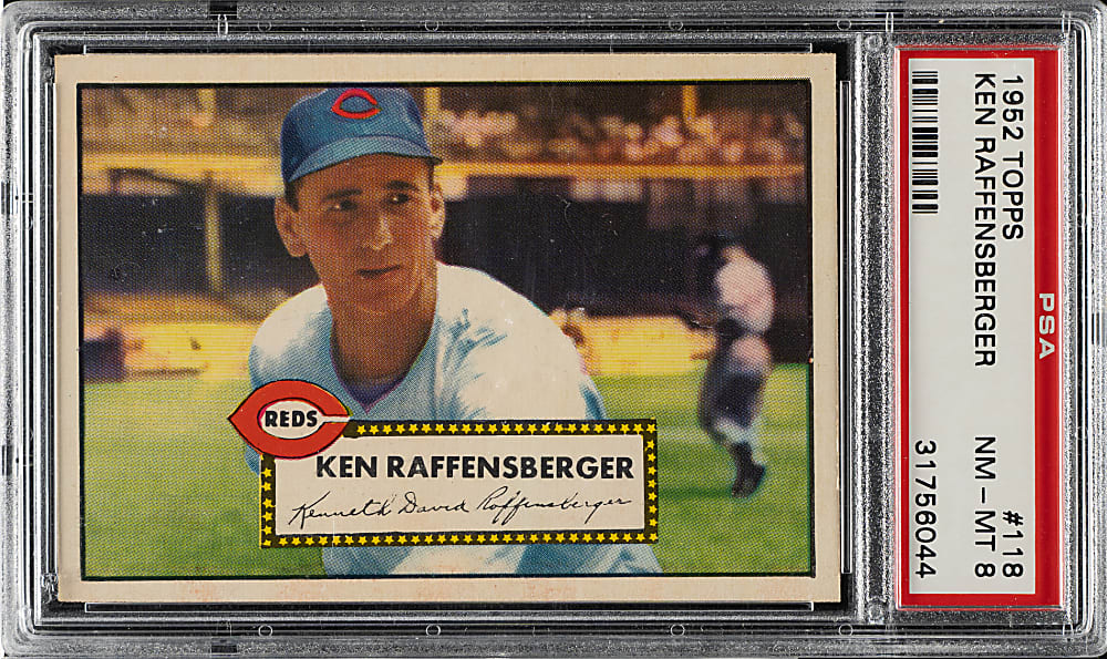 1952 Topps #118 Ken Raffensberger PSA NM-MT 8