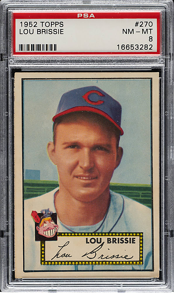 1952 Topps #270 Lou Brissie PSA NM-MT 8