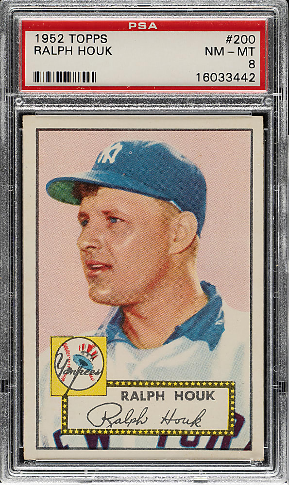 1952 Topps #200 Ralph Houk PSA NM-MT 8