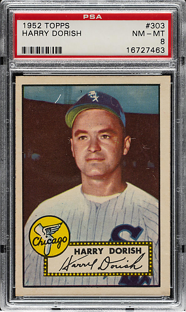 1952 Topps #303 Harry Dorish PSA NM-MT 8