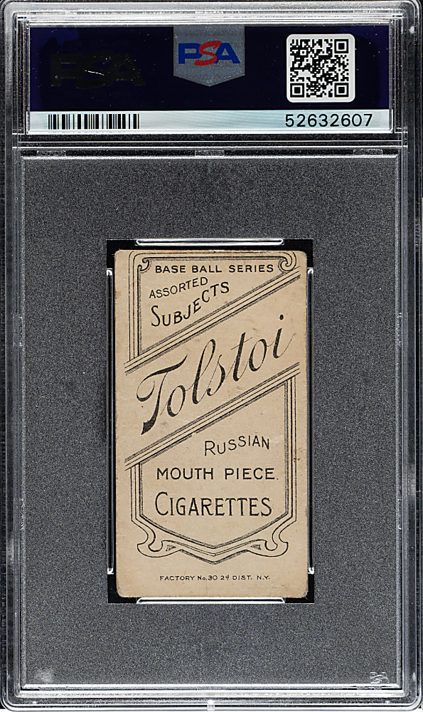 1909-1911 T206 White Border Pryor McElveen PSA GOOD+ 2.5 - Tolstoi Back -  1 of 1 - Highest Graded!