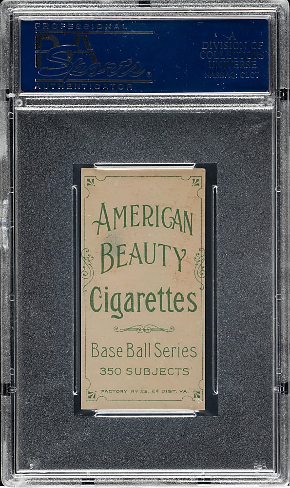 1909-1911 T206 White Border Phil Poland PSA EX-MT 6 - American Beauty 350 Back - 1 of 1 - Highest Graded!