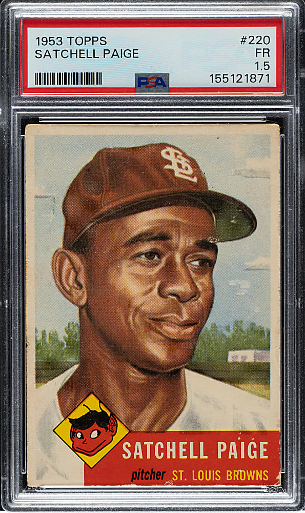 1953 Topps #220 Satchel Paige PSA FAIR 1.5