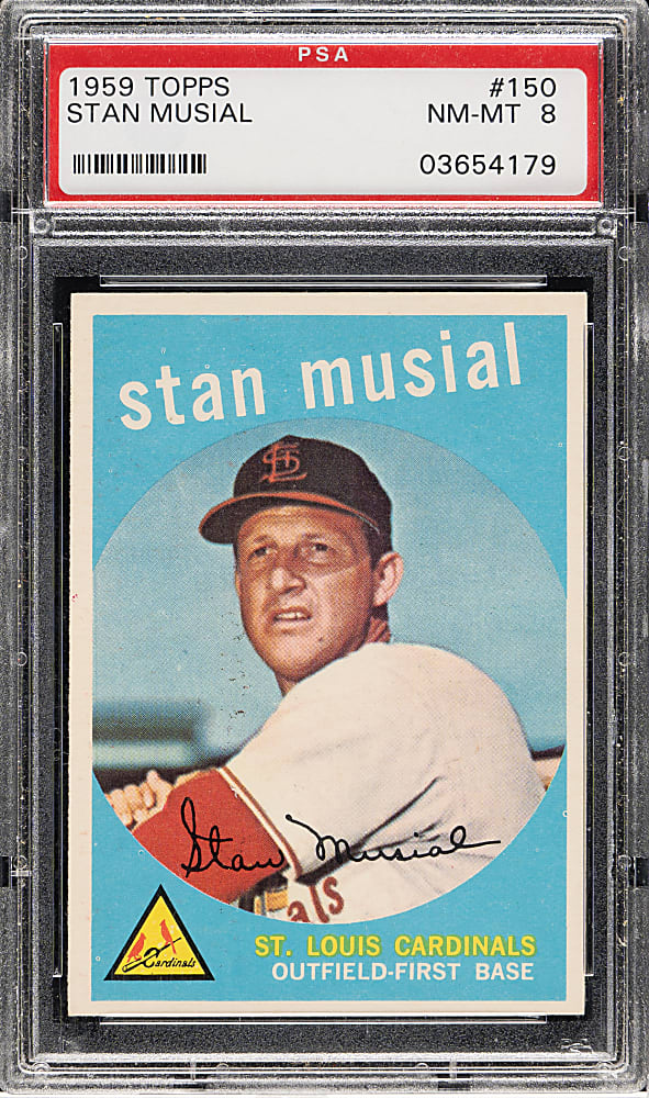 1959 Topps #150 Stan Musial PSA NM-MT 8