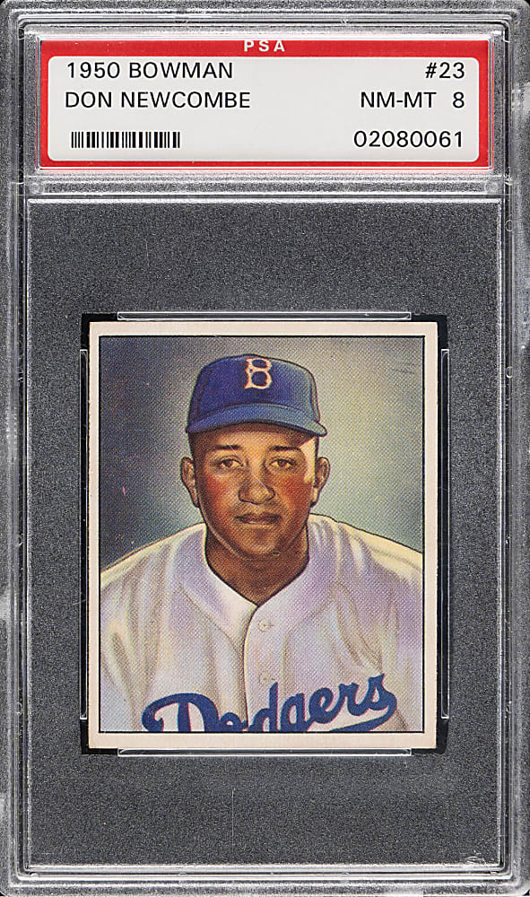 1950 Bowman #23 Don Newcombe Rookie PSA NM-MT 8