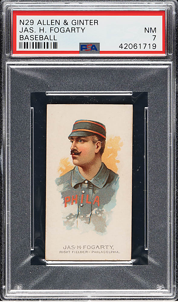 1889 N29 Allen & Ginter James Fogarty PSA NM 7