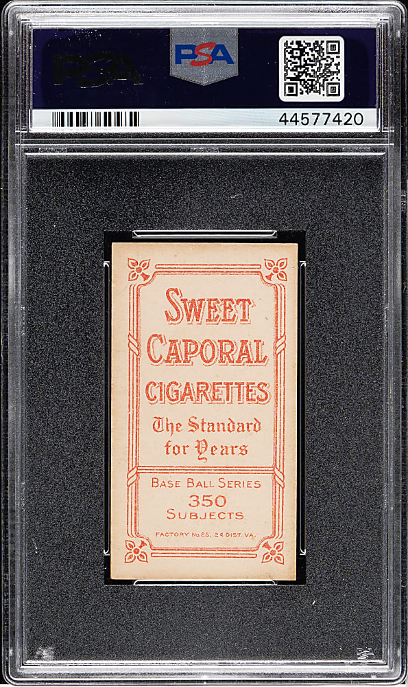 1909-1911 T206 White Border Elmer Flick PSA EX-MT 6
