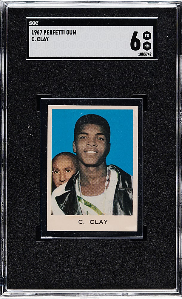 1965 Perfetti Candy Boxing Cassius Clay (Muhammad Ali) SGC EX/NM 6 - 1 of 1 - Highest Graded!