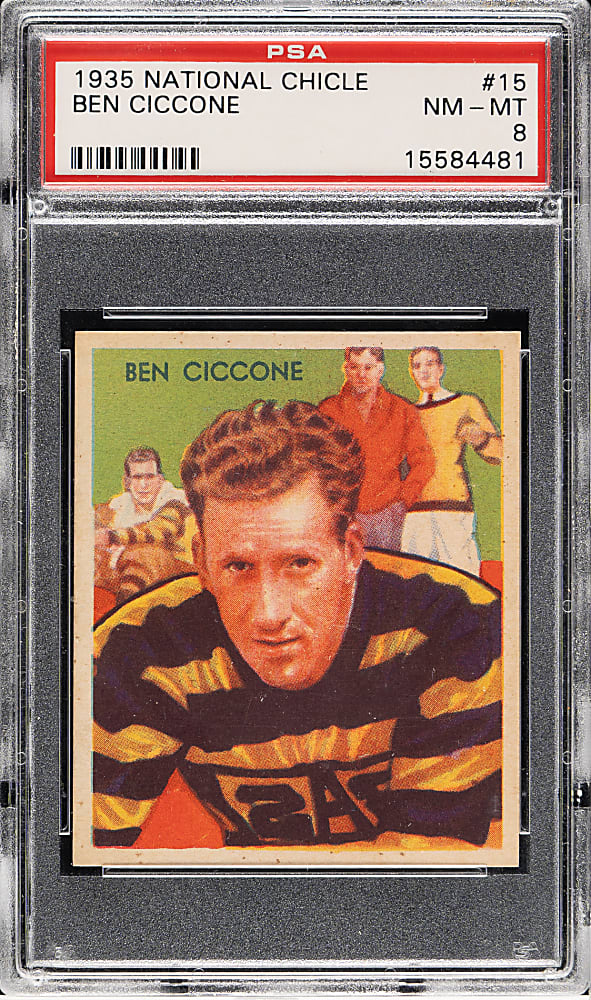 1935 R331 National Chicle Football #15 Ben Ciccone PSA NM-MT 8