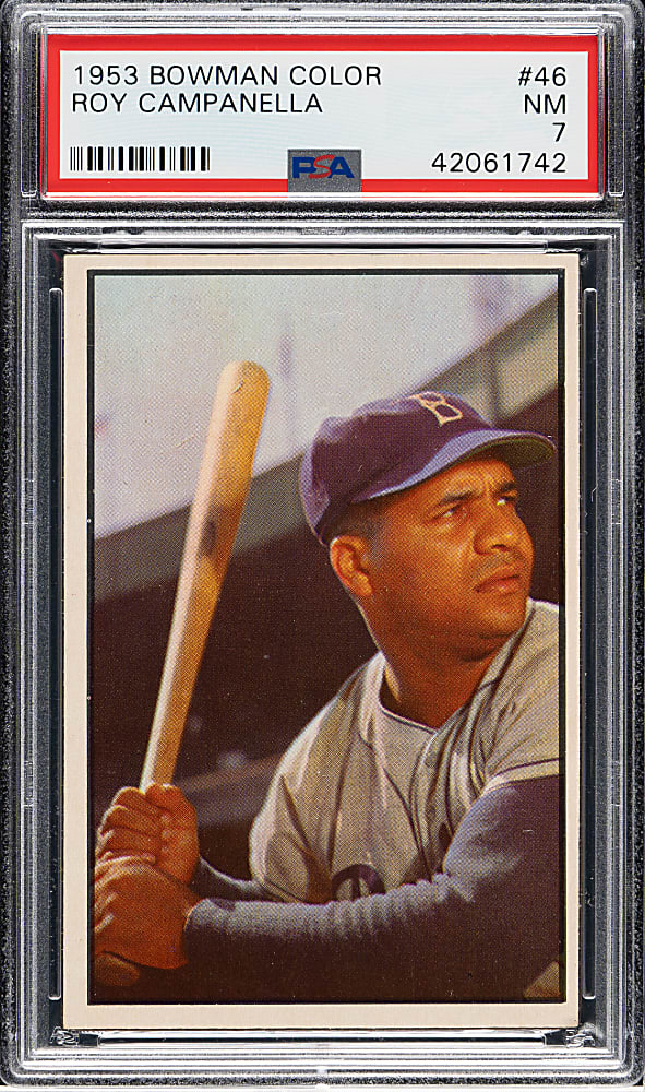 1953 Bowman Color #46 Roy Campanella PSA NM 7