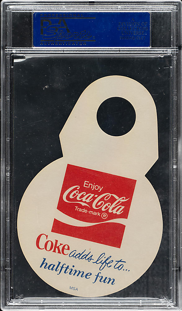 1976 Coca-Cola Discs Football Walter Payton Rookie PSA GEM MINT 10
