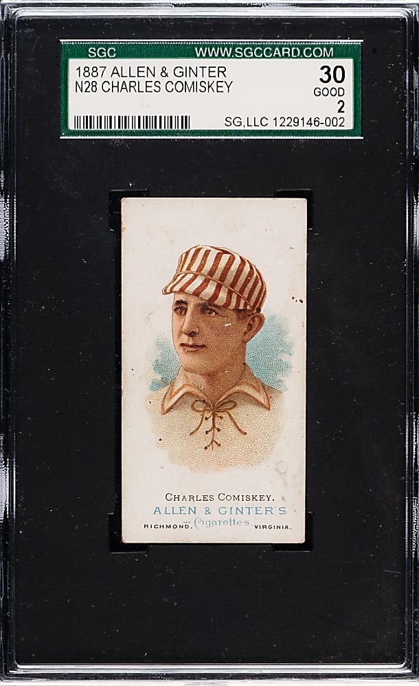 1888 N28 Allen & Ginter Charles Comiskey SGC GOOD 30