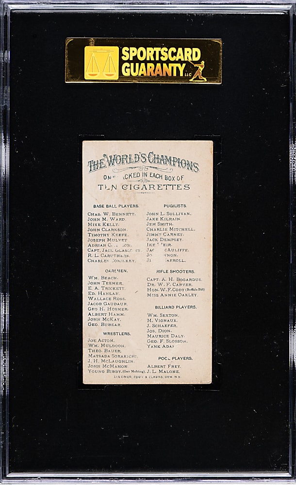 1888 N28 Allen & Ginter Charles Comiskey SGC GOOD 30