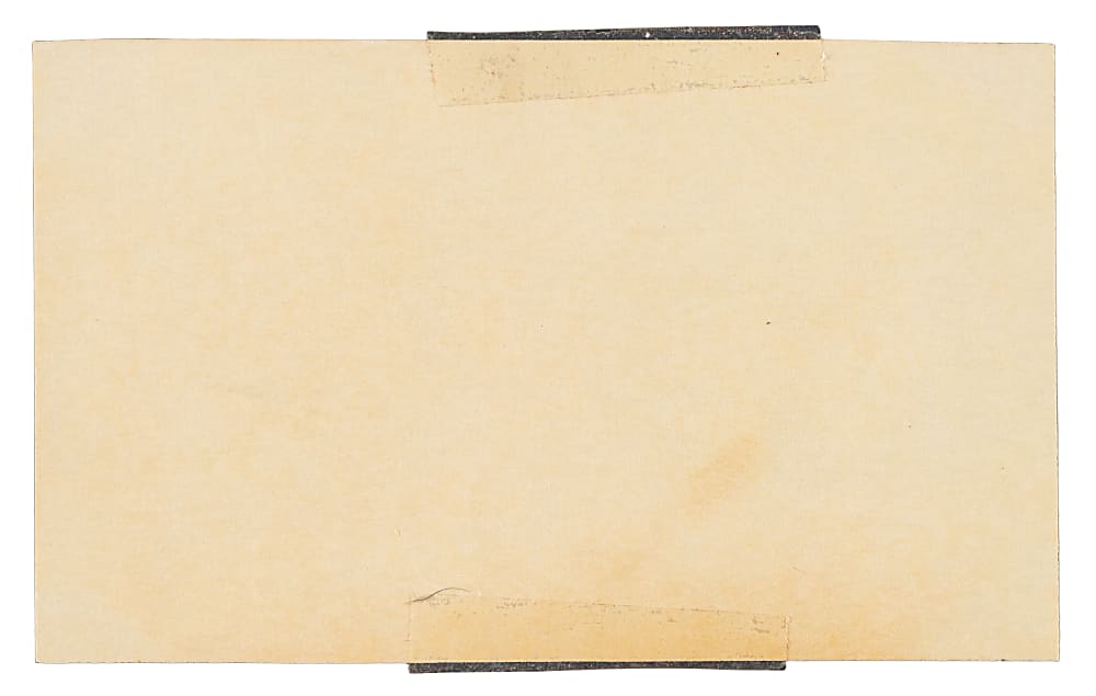 Honus Wagner Signed Index Card - JSA