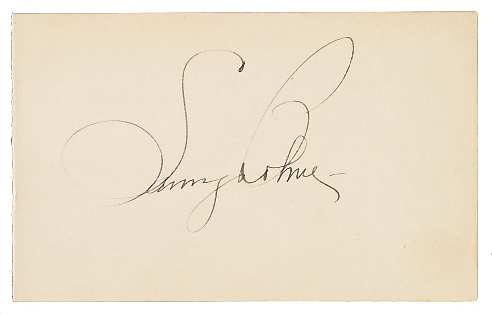 Chief Bender Cut Signature