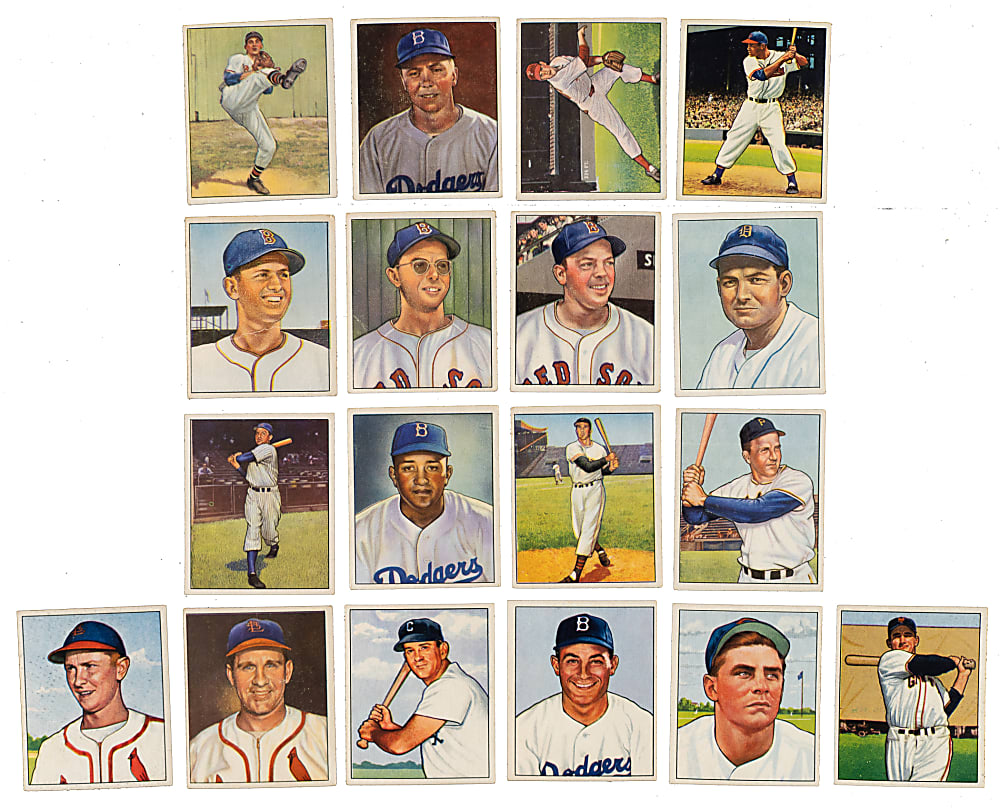 1950 Bowman Collection (23) Including Twelve Hall of Famers