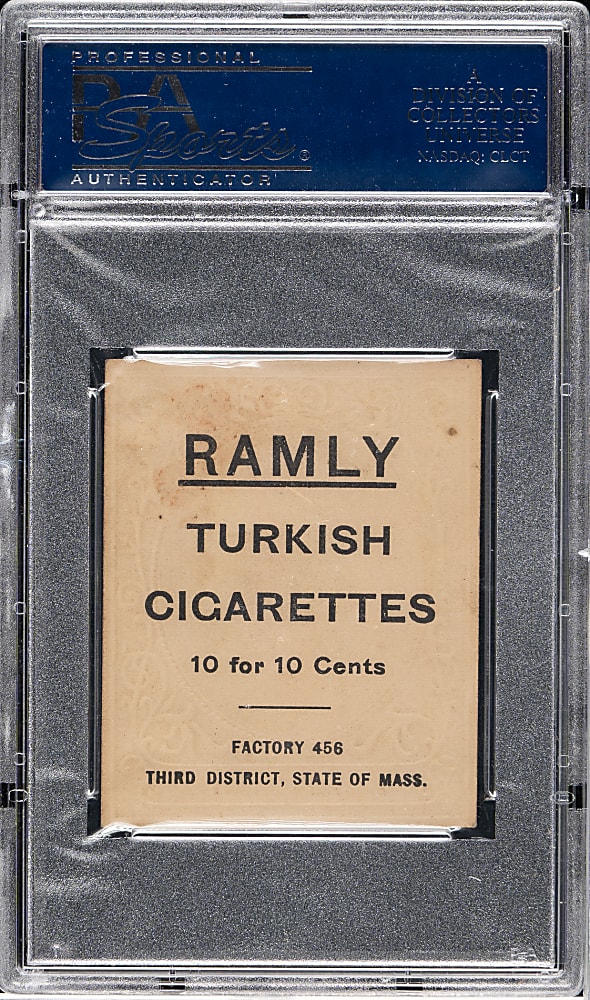 1909 T204 Ramly Tobacco Clyde Milan PSA EX-MT 6