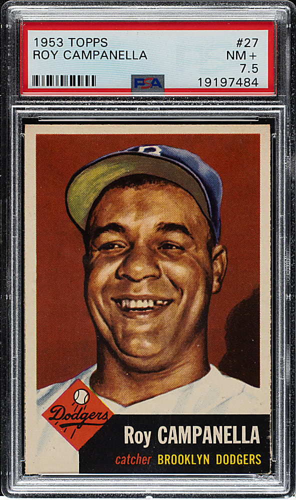 1953 Topps #27 Roy Campanella PSA NM+ 7.5