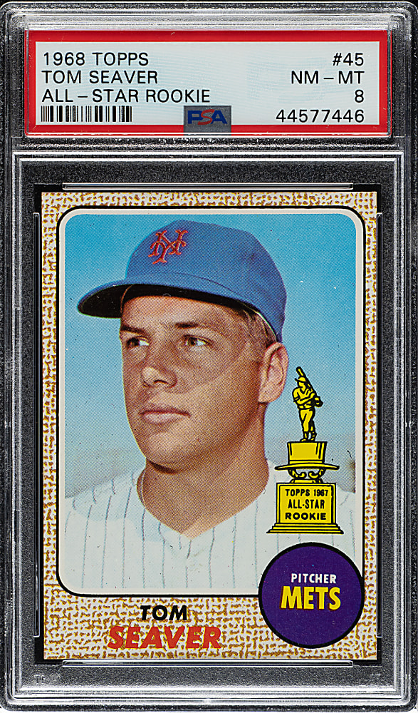 1968 Topps #45 Tom Seaver PSA NM-MT 8