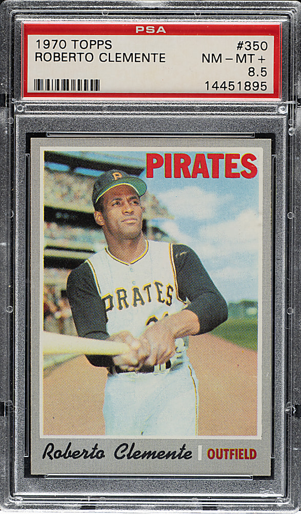 1970 Topps #350 Roberto Clemente PSA NM-MT+ 8.5