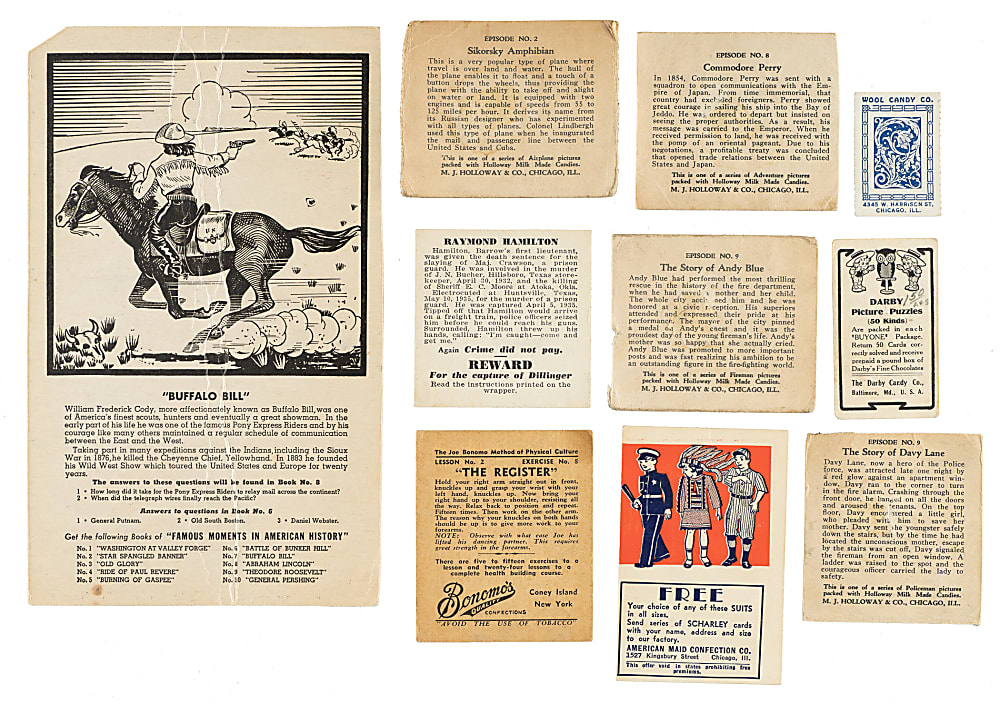 Remarkable 1930s to 1940s R1-R224 Nonsport Type-Card Collection (375) Including R2, R7, R35, R202, R204 Holloway, and Other Extremely Rare Cards