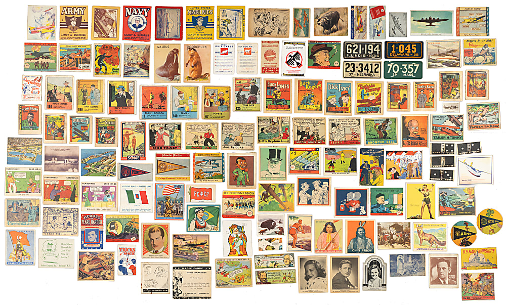 Remarkable 1930s to 1940s R1-R224 Nonsport Type-Card Collection (375) Including R2, R7, R35, R202, R204 Holloway, and Other Extremely Rare Cards