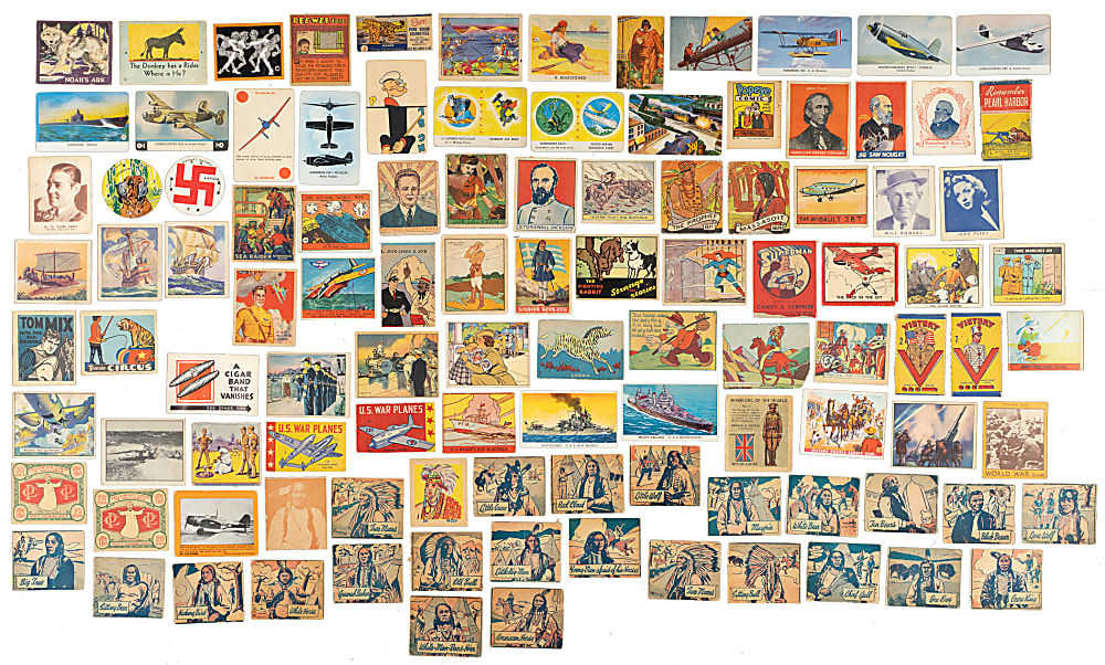 Remarkable 1930s to 1940s R1-R224 Nonsport Type-Card Collection (375) Including R2, R7, R35, R202, R204 Holloway, and Other Extremely Rare Cards