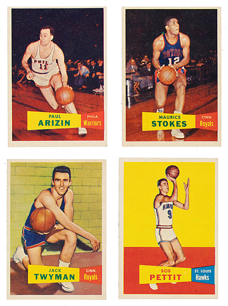 1957-1958 Topps Basketball Near-Complete Set (76/80)