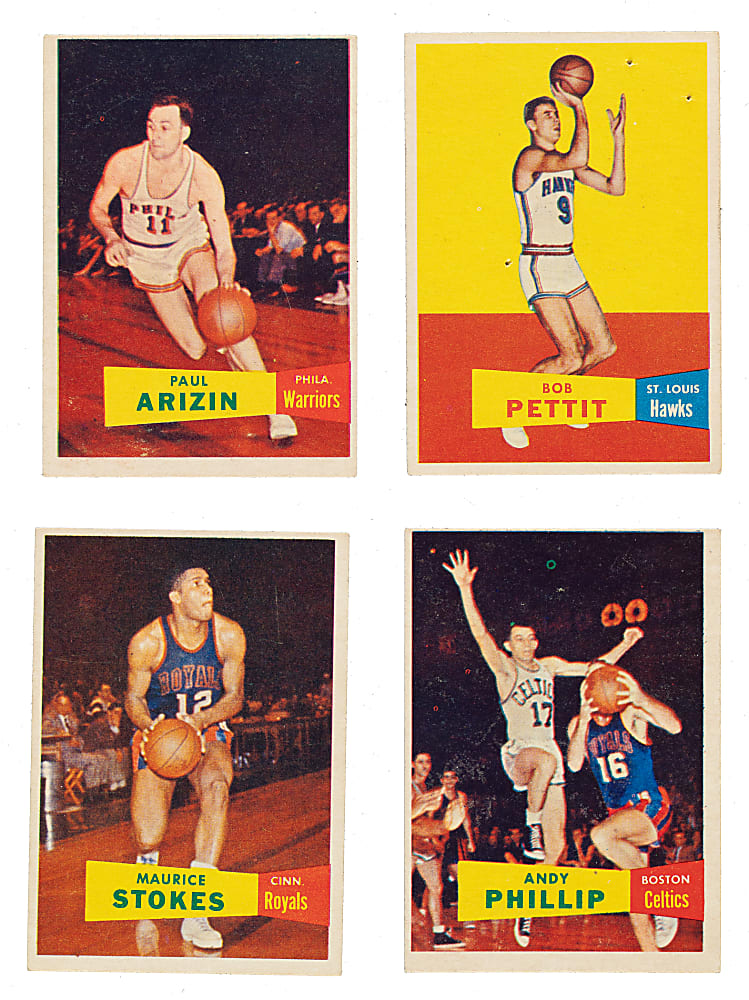 1957-1958 Topps Basketball Collection (79) Including 41 Hall of Famers