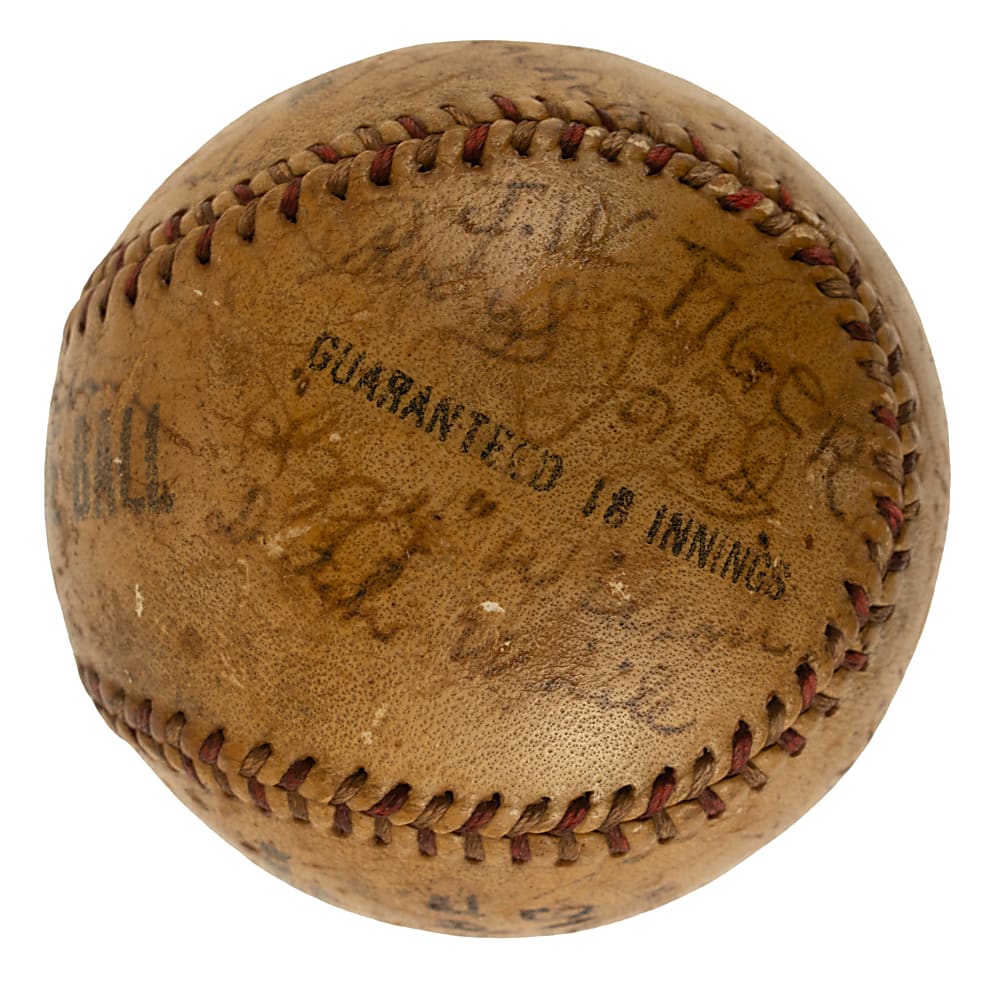 1930s Jim Thorpe Multi-Signed Baseball - JSA