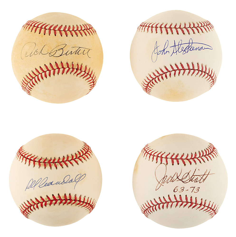 1959 to 1969 San Francisco Giants Catchers Single-Signed Baseball Collection (7) - PSA/DNA and JSA