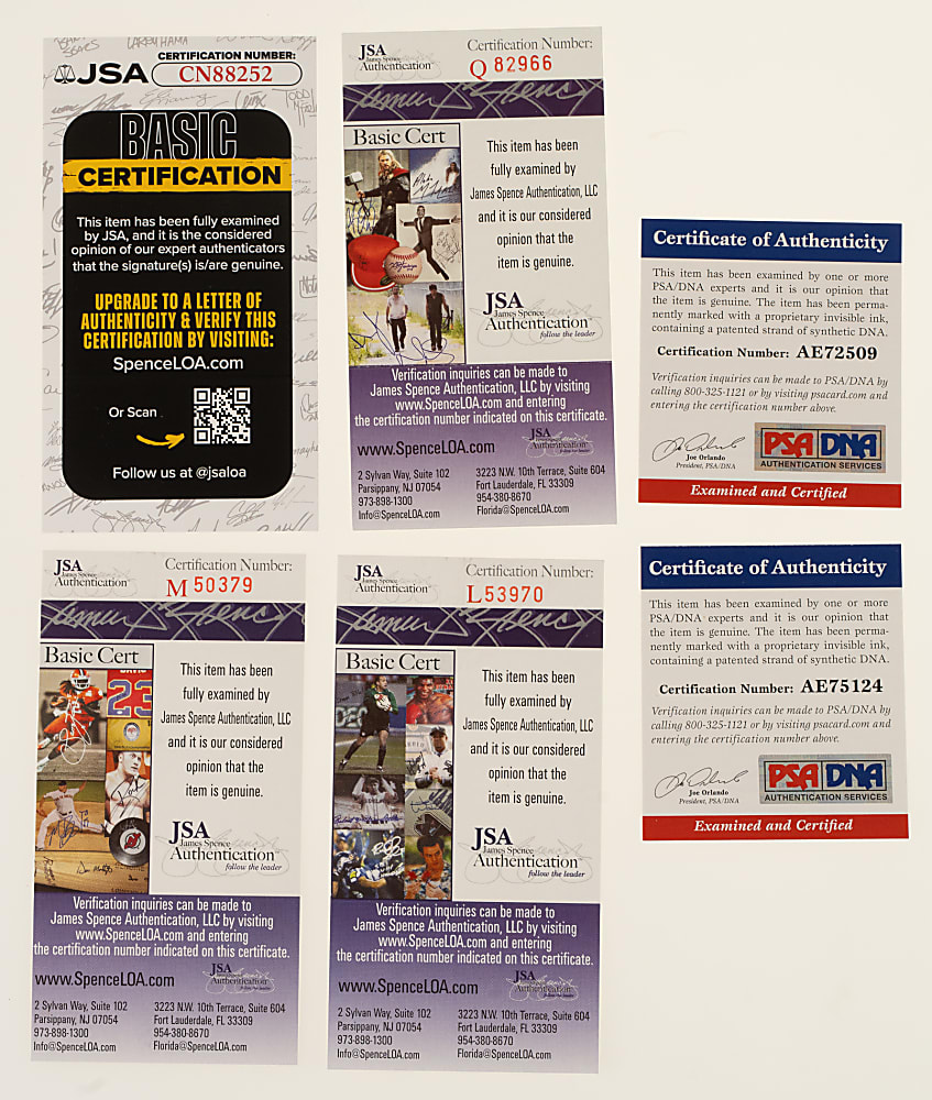 1959 to 1969 San Francisco Giants Catchers Single-Signed Baseball Collection (7) - PSA/DNA and JSA
