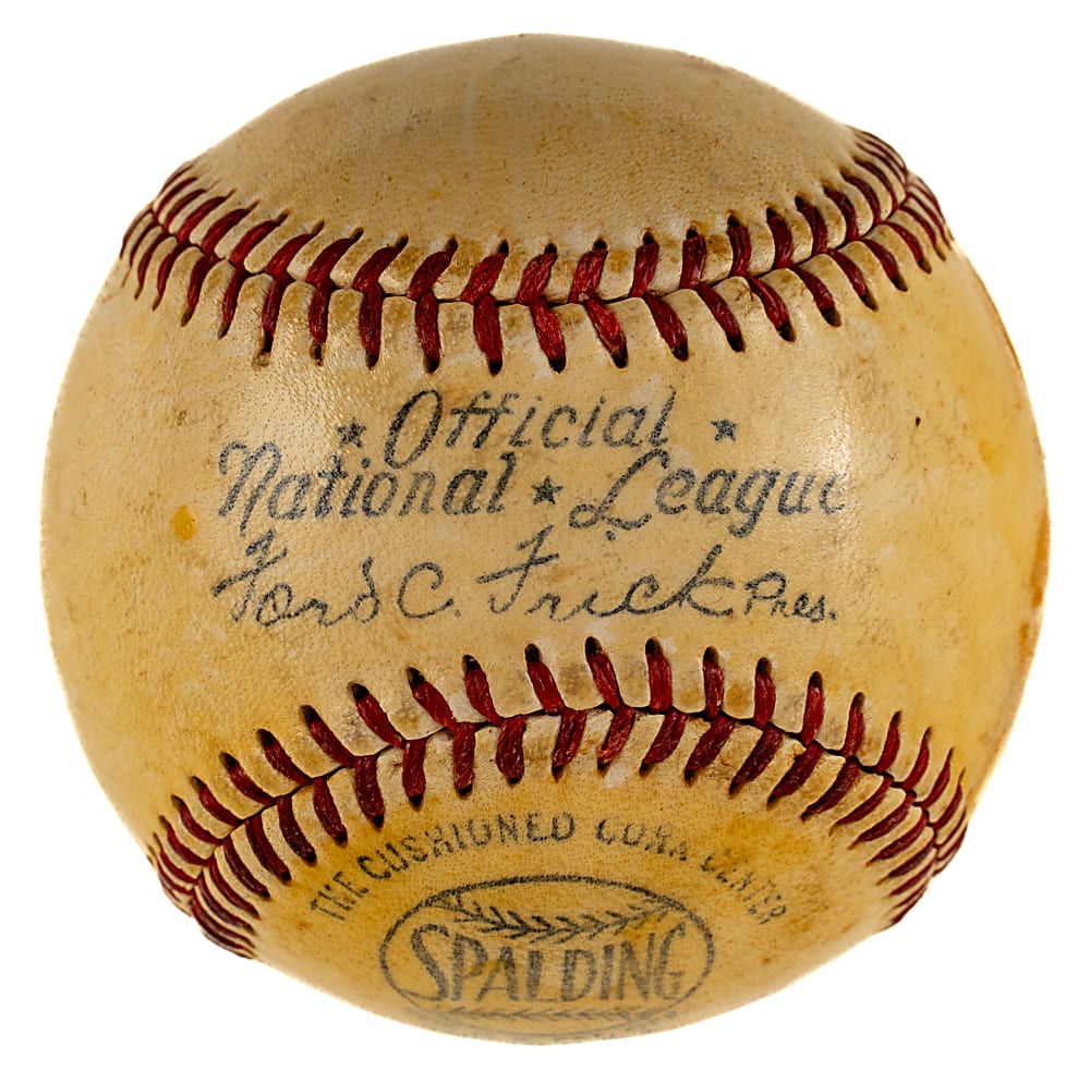 George Grantham Single-Signed Baseball - JSA