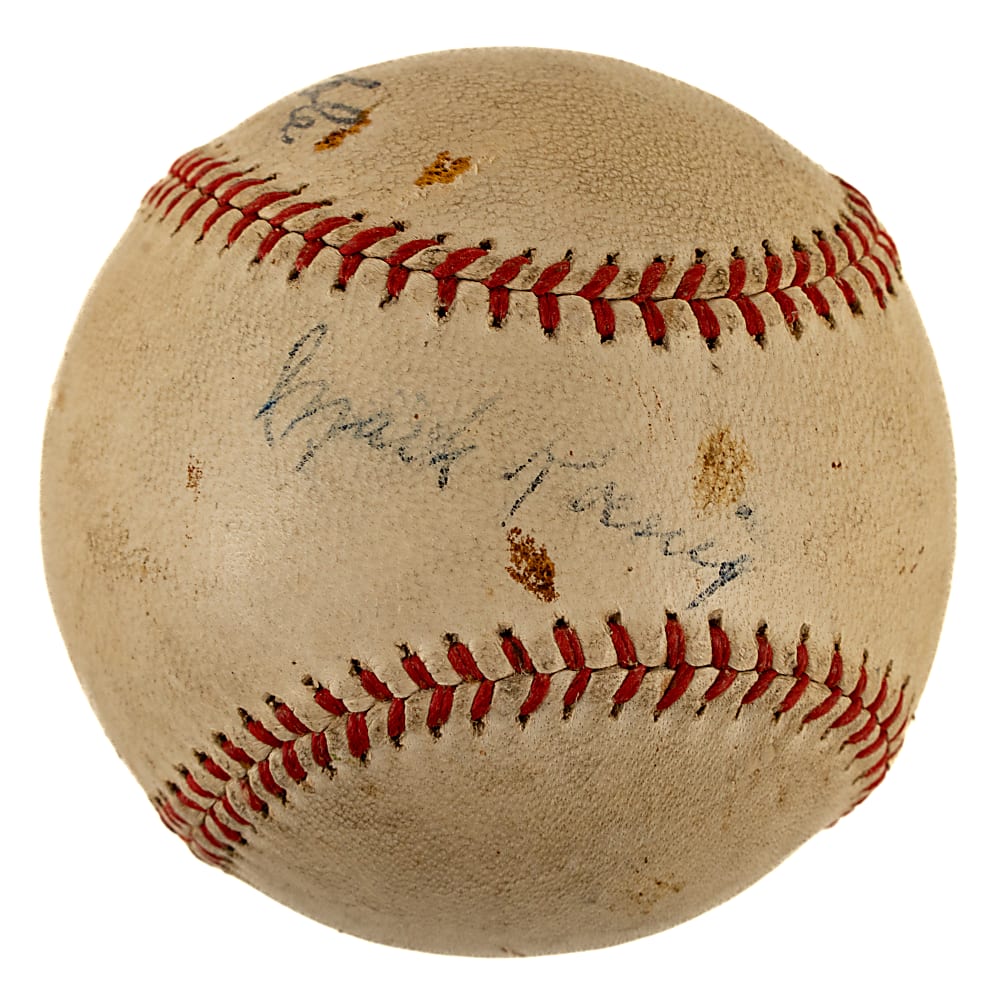 Mark Koenig Single-Signed Baseball - JSA
