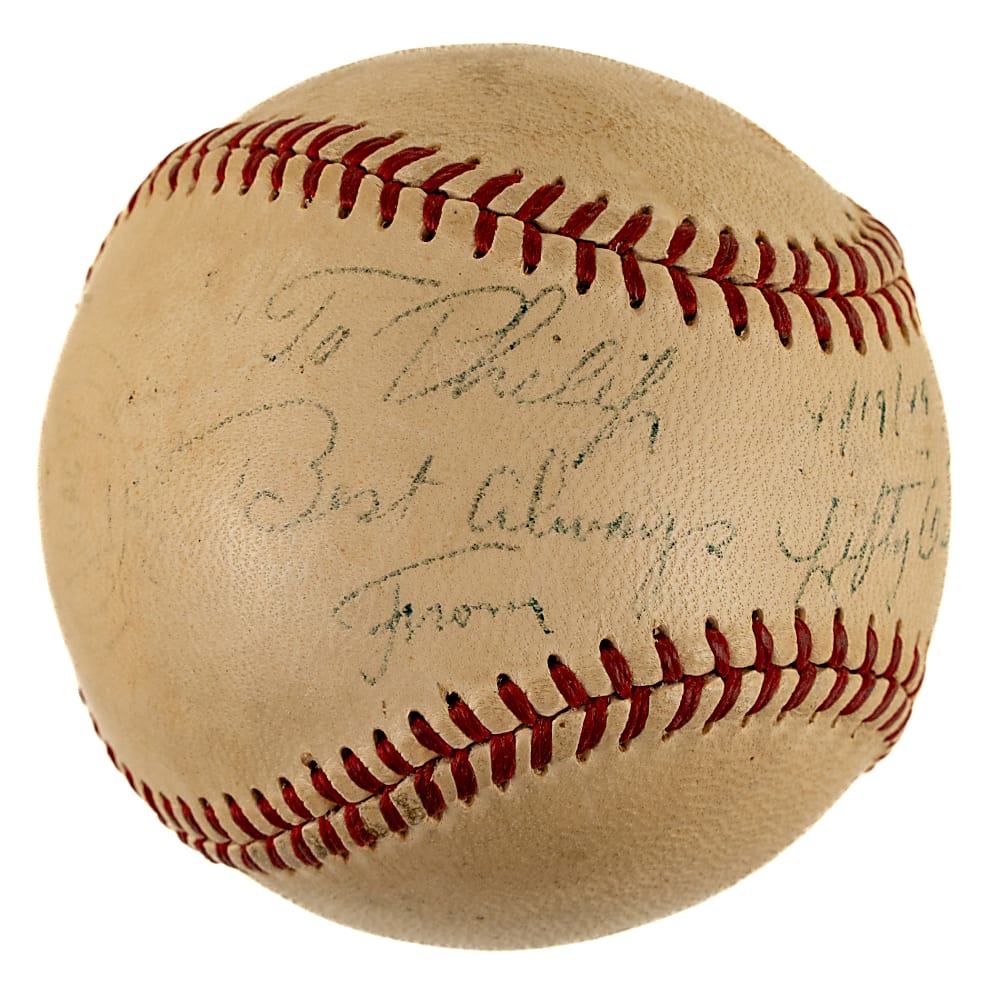 Lefty O'Doul Single-Signed Baseball - JSA