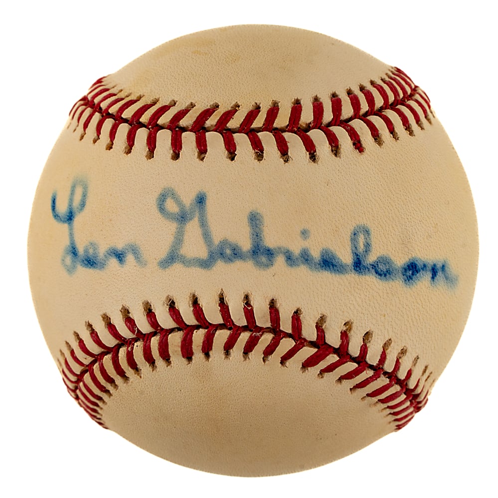 Len Gabrielson Single-Signed Baseball - PSA/DNA