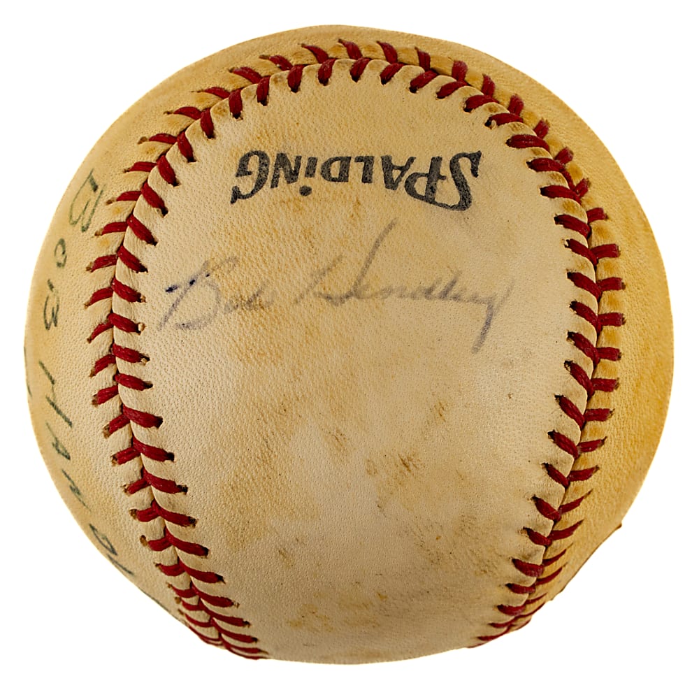 Bob Hendley Single-Signed Baseball - JSA