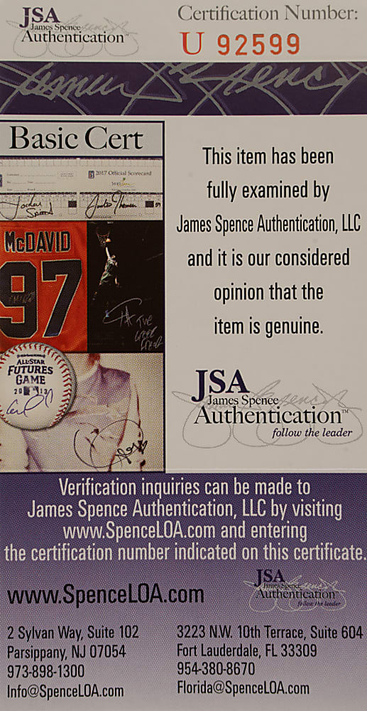 Bob Hendley Single-Signed Baseball - JSA